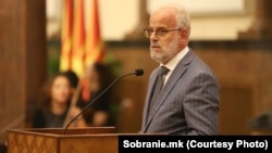 Talat Xhaferi served as parliament speaker but resigned on January 25 ahead of his election as caretaker prime minister.