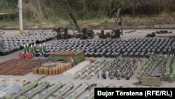 Kosovo police said they seized a "significant amount" of weapons and ammunition from the attackers.