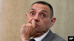 Aleksandar Vulin complained that Serbia was being strong-armed by the West over recognition of Kosovo and other issues.