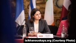 Сьвятлана Ціханоўская на саміце сьпікераў парлямэнтаў ЭЗ
