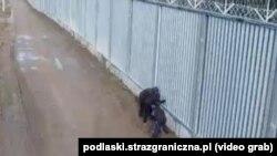 Загарода на беларуска-польскай мяжы. Архіўнае фота