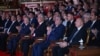 Leaders of the five Central Asian states and Azerbaijan attend a concert in Astana on August 8.