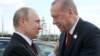 Рукопожатие Владимира Путина и Реджепа Эрдогана (архив)
