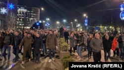 There have been daily protests by the opposition in Belgrade since the elections.