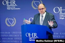 Christian Schmidt, high representative in Bosnia-Herzegovina (file photo)