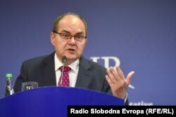 High Representative for Bosnia and Herzegovina Christian Schmidt (file photo)