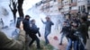 A protest led by politicians opposed to the Kosovo Specialist Chambers escalated on the streets of Pristina.