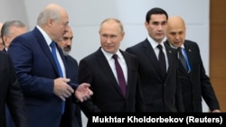 Gazagystanyň Astana şäherinde GDA-nyň Döwlet baştutanlary geňeşiniň nobatdaky sammiti geçirilýär. 14-nji oktýabr, 2022 ý. Astana, Gazagystan. 