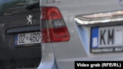 Vehicle license plates became a flashpoint over their display of national symbols.