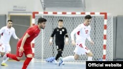 Дастаҳои футзали Тоҷикистон. Акс аз бойгонӣ.