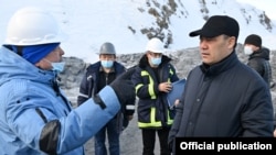 Садыр Жапаров Кумтөрдө