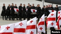 ავღანეთში დაღუპული ქართველი ჯარისკაცების ცხედრები საქართველოში გადაასვენეს 