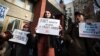 Акція на підтримку Уляни Супрун під стінами Окружного адмінсуду Києва, 15 лютого 2019 року