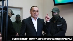 Микола Мартиненко під час засідання Солом’янського районного суду Києва, 21 квітня 2017 року
