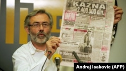 Serbian journalist Slavko Curuvija was shot dead in front of his Belgrade apartment in April 1999.