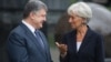 Ілюстраційне фото. Президент України Петро Порошенко та голова МВФ Крістін Лаґард. Київ, вересень 2015 року
