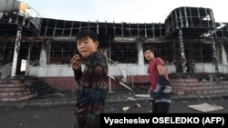 Жанжал болған Масанчи ауылы. 8 ақпан 2020 жыл.