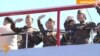 В Астане песни о «Великой победе» поют с автобуса