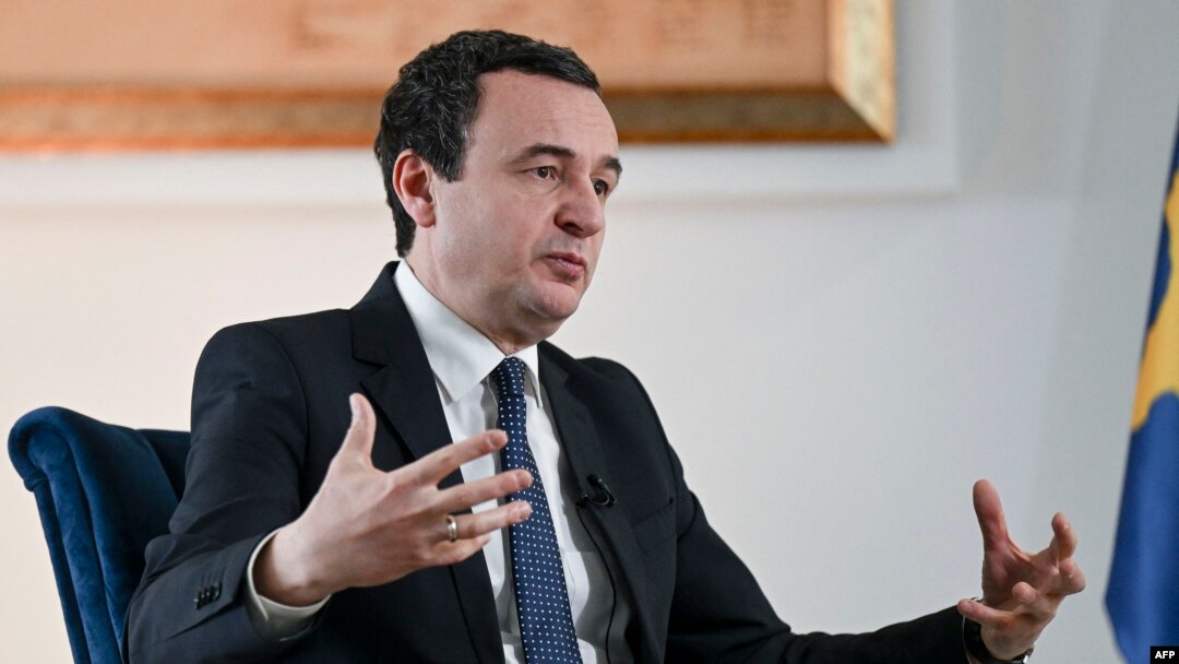 Premijer Kosova Aljbin Kurti, februar 2024. 