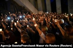 Пратэст ля сьценаў Вярхоўнага суда