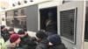 Представників С14 затримують на політичній акції Юлії Тимошенко. Київ, 9 лютого 2019 року
