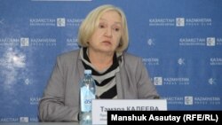 «Әділ сөз» сөз бостандығын қорғау халықаралық қорының президенті Тамара Калеева.