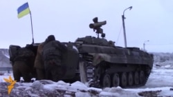 Fighting At A Ukrainian Army Checkpoint In Eastern Ukraine