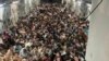 A U.S. Air Force aircraft evacuates some 640 Afghans from Kabul to Qatar on August 15, 2021.