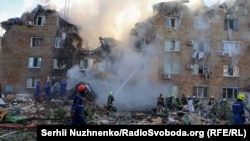 UKRAINE – Massive attack on Kyiv on the night of August 28. Combined attack by drones and missiles. Kyiv, August 28, 2025