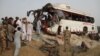 FILE: The aftermath of a traffic accident in southren Pakistan.