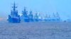 Putin Observes Annual Russian Naval Parade