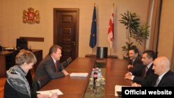 კშიშტოფ ლისეკისა და დავით ბაქრაძის შეხვედრა პარლამენტში