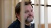 Former Kirov region Governor Nikita Belykh appears in court in 2018.