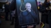 Литва. Під час акції з вимогою до Росії припинити війну проти України. Вільнюс, 1 березня 2022 року 