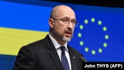 Ukrainian Prime Minister Denys Shmyhal (file photo)