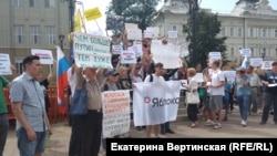 Акция за честные выборы в Иркутске