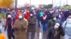 Belarusians March Again In Minsk Streets