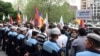 Акция протеста против пенсионной реформы, Ереван, апрель 2014 г․