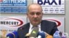 Заместитель начальника следственного управления Службы национальной безопасности Армении Микаел Амбарцумян на пресс-конференции , Ереван, 30 марта 2015 г.