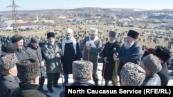 Аух, Дагестан. Памятная акция, посвященная годовщине депортации