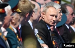 Ýeňiş parady. Moskwa, 24-nji iýun, 2020.