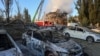 Наслідки російського ракетного удару по житловому будинку Києва. Україна, 28 серпня 2025 року