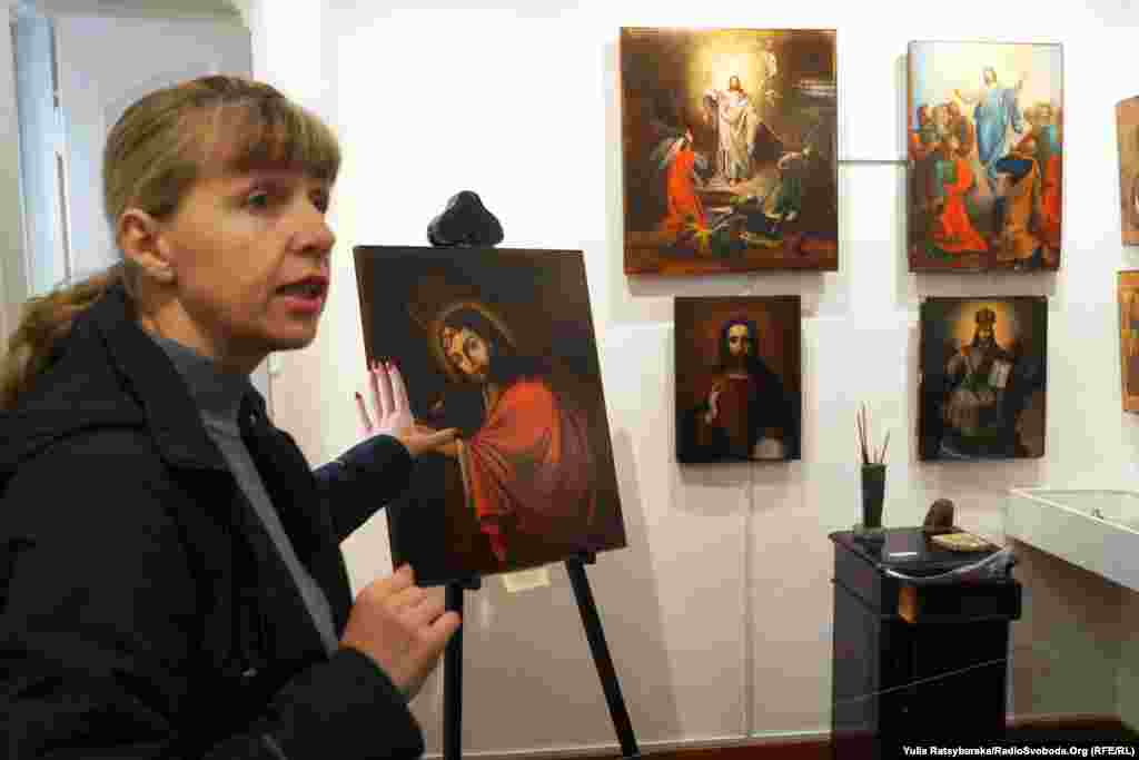 Будинок-музей Репіна у Чугуєві. Ранні твори Репіна – ікони – в оригіналі.