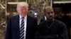 Канье Уэст с Дональдом Трампом