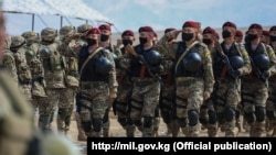 Gyrgyzystanyň harby gullukçylary