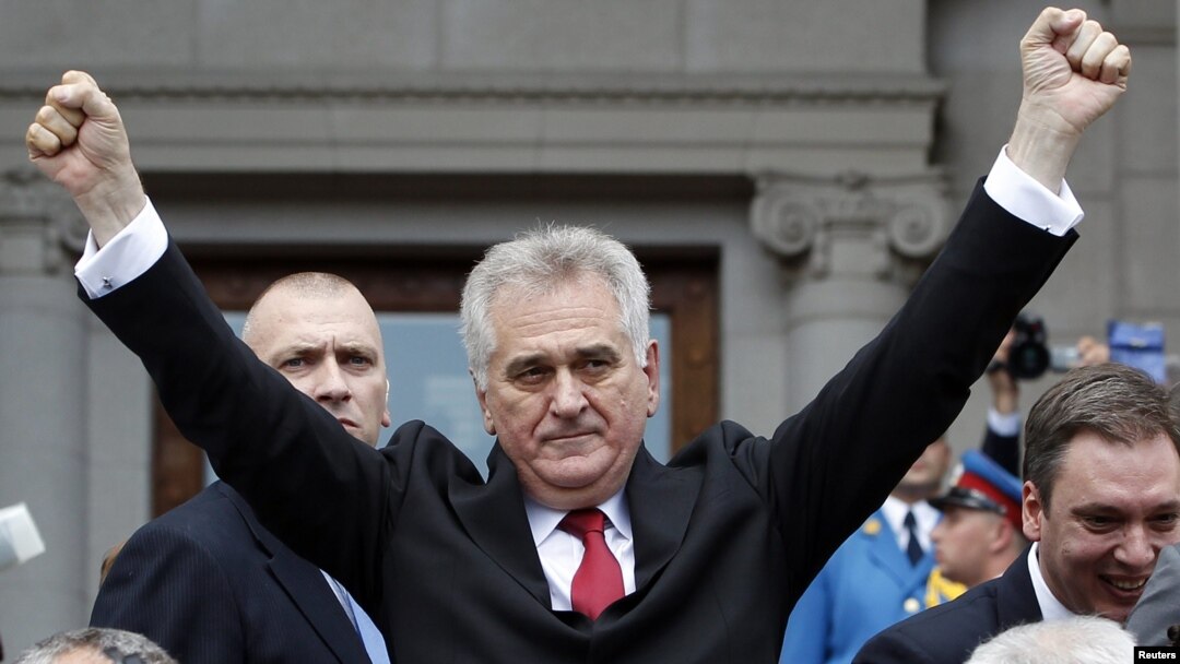 Tomislav Nikolić stiže na polaganje zakletve, 31. maj 2012.