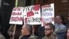 Активісти вимагали відсторонити працівника СБУ через тиск на учасників IT-ринку (відео)