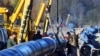 Будаўнічыя працы на адрэзку нафтаправоду «Дружба» паміж Мазыром і Берасьцем, 2018 год, ілюстрацыйнае фота