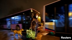Evakuacija civila iz Donjecka, 18. februar 2022. 