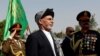 Afghan President Ashraf Ghani attends Afghan Independence Day celebrations in Kabul on August 19. 